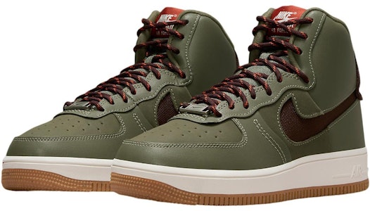(W) Nike Air Force 1 High Sculpt 'Olive Burgundy' Lelaki/Wanita Malaysia FB7960-200 Lookbook (W) Nike Air Force 1 High Sculpt 'Olive Burgundy' Lelaki/Wanita Malaysia FB7960-200