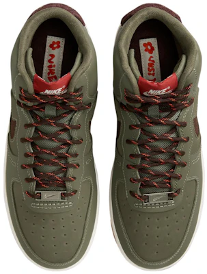 (W) 耐克空军一号高帮雕刻版 '橄榄酒红' FB7960-200 Shop (W) 耐克空军一号高帮雕刻版 '橄榄酒红' FB7960-200