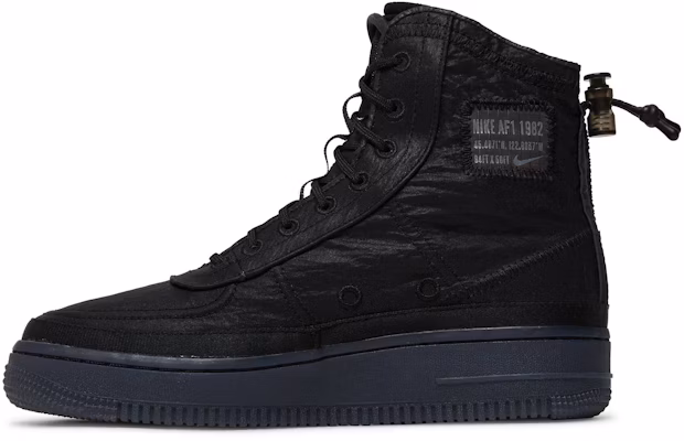 (Women) Nike Air Force 1 High Shell 'Black' BQ6096-001 Lookbook (Women) Nike Air Force 1 High Shell 'Black' BQ6096-001
