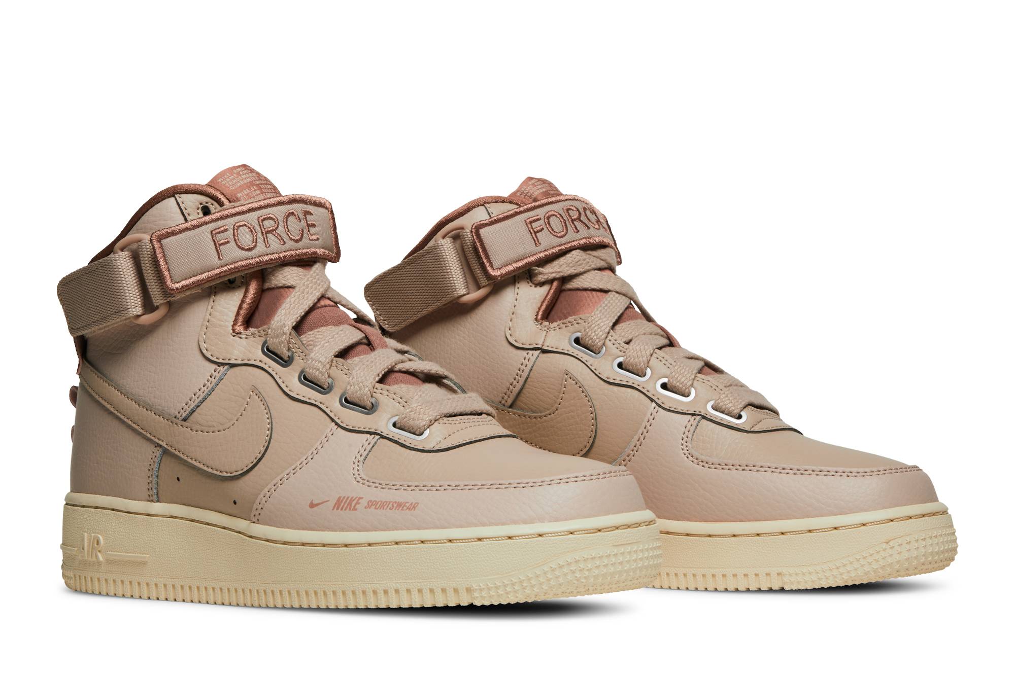 Nike air force 1 womens particle beige top
