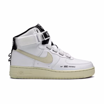 (W) Nike Air Force 1 High Utility White Light Cream