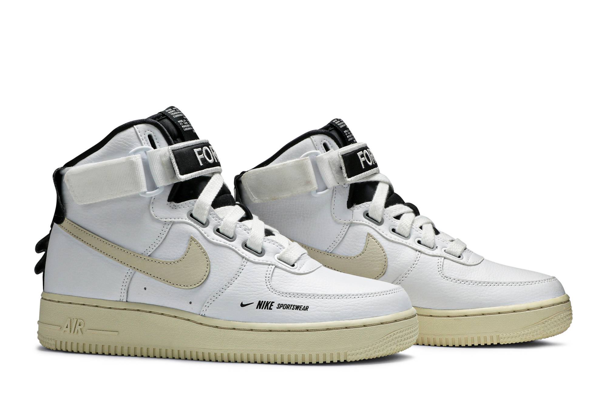 Cheap (W) ナイキ エアフォース1 ハイ ユーティリティ 白/クリーム AJ7311-100