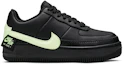 Buy 耐吉空軍一號低帮Jester XX 女鞋 黑色和微亮綠
