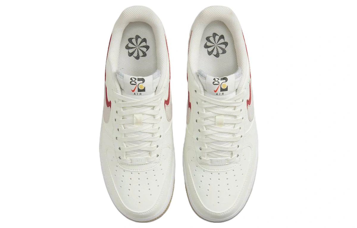 (Women) Nike Air Force 1 Low 82 Double Swoosh Sail 'Cinnabar Phantom' DX6065-101