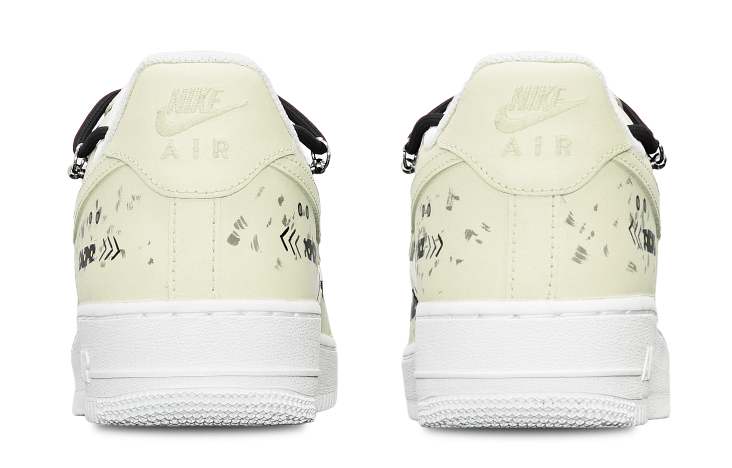 Purchase 【定制球鞋】Nike Air Force 1 Low ‘07 戰損機能風 賽博朋客 椰奶 解構 防滑 低幫 板鞋 女款 米白