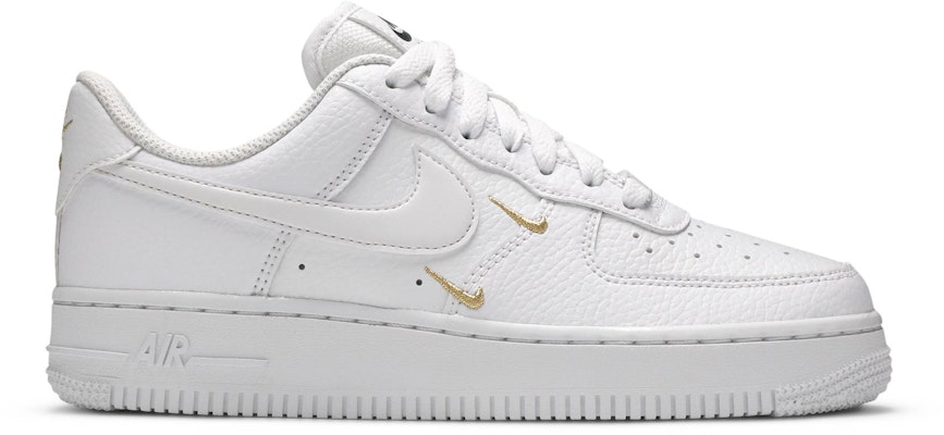 (W) Nike Air Force 1 Low '07 'Essential Putih Emas Metalik' CT1989-100 Buy (W) Nike Air Force 1 Low '07 'Essential Putih Emas Metalik' CT1989-100