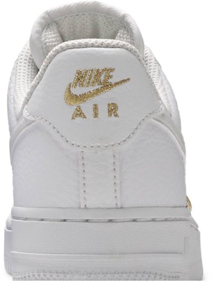 (W) Nike Air Force 1 Low '07 'Essential Putih Emas Metalik' CT1989-100 Sizing (W) Nike Air Force 1 Low '07 'Essential Putih Emas Metalik' CT1989-100