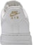 Sizing (W) Nike Air Force 1 Low '07 'Essential Putih Emas Metalik' CT1989-100