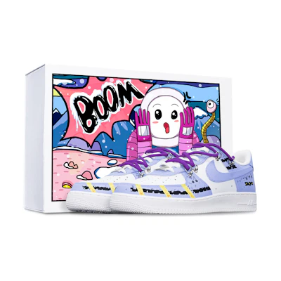 (W) Nike Air Force 1 Low '07 'Lavender Cyberpunk Deconstructed'