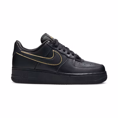 (W) Nike Air Force 1 Low '07 Essential 'Black Gold Swoosh'