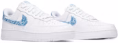 Cheap (W) Nike Air Force 1 Rendah '07 Essential 'Biru Paisley' DH4406-100