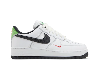(Women) Nike Air Force 1 Low '07 Just Do ItSnakeskin White Black