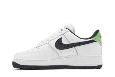 (Women) Nike Air Force 1 Low '07 Just Do ItSnakeskin White Black