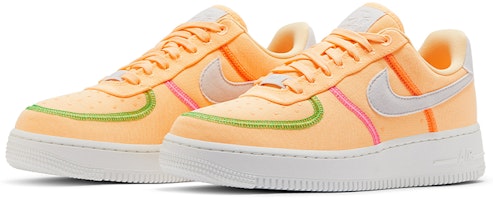 Nike Air Force 1 Low 07 LX 低筒 滑板鞋 女款 白橙 Lookbook Nike Air Force 1 Low 07 LX 低筒 滑板鞋 女款 白橙