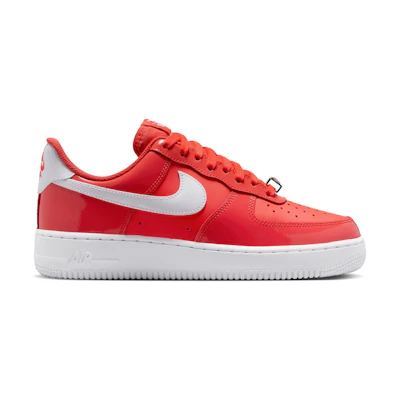 (W) Nike Air Force 1 Low '07 Patent Light Crimson White
