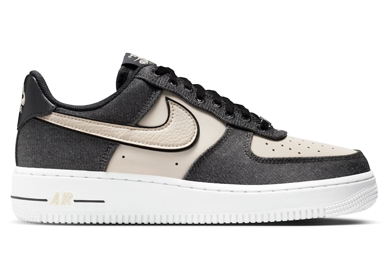 (Women) Nike Air Force 1 Low '07 SE Black Denim Net 