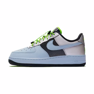 (W) Nike Air Force 1 Low 'Baby Blue Silver'