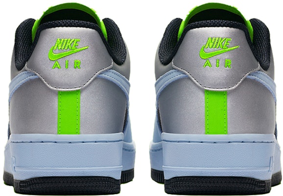耐吉 (Nike) Air Force 1 低帮 雾霾蓝电光银 黑 银 女款 板鞋 Shop 耐吉 (Nike) Air Force 1 低帮 雾霾蓝电光银 黑 银 女款 板鞋