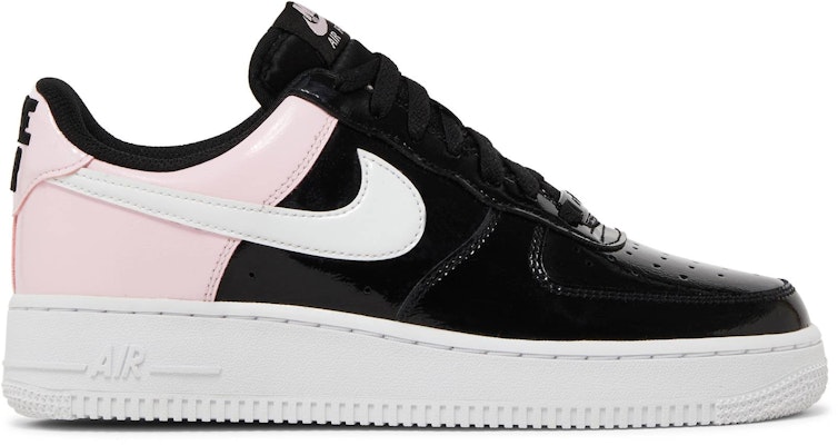 Womens nike air force 2025 1 black and pink