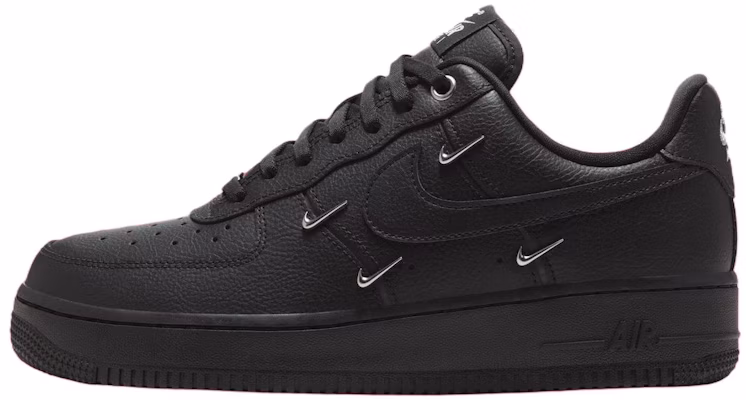 (Women) Nike Air Force 1 '07 LX 'Black Silver Mini Swoosh' HQ1180-001 Buy (Women) Nike Air Force 1 '07 LX 'Black Silver Mini Swoosh' HQ1180-001