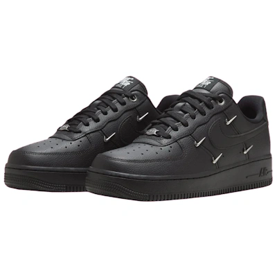 (Women) Nike Air Force 1 '07 LX 'Black Silver Mini Swoosh'