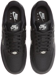 (W) Nike Air Force 1 Low 'Hitam Silver Mini Swoosh' HQ1180-001 Shop (W) Nike Air Force 1 Low 'Hitam Silver Mini Swoosh' HQ1180-001