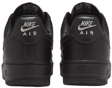 (W) Nike Air Force 1 Low 'Hitam Silver Mini Swoosh' HQ1180-001 Purchase (W) Nike Air Force 1 Low 'Hitam Silver Mini Swoosh' HQ1180-001