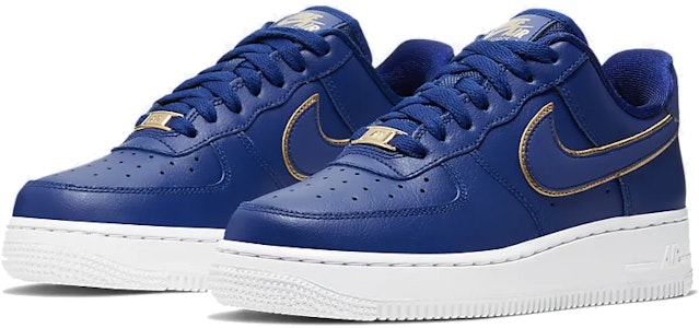 (W) Nike Air Force 1 Low 'Biru Emas Swoosh' AO2132-401 Lookbook (W) Nike Air Force 1 Low 'Biru Emas Swoosh' AO2132-401