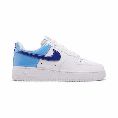 (W) Nike Air Force 1 Low 'Blue patent Swoosh'