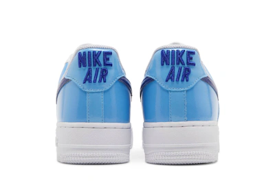 (Women) Nike Air Force 1 Low 'Blue patent Swoosh' DJ9942-400