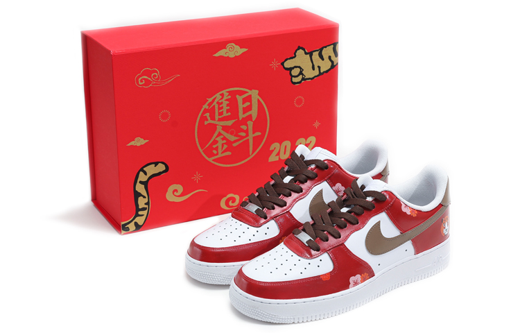 (Women) Nike Air Force 1 Low 'Chinese New Year Cut Paper' DD8959-100(TeamNine-003S-BOX)