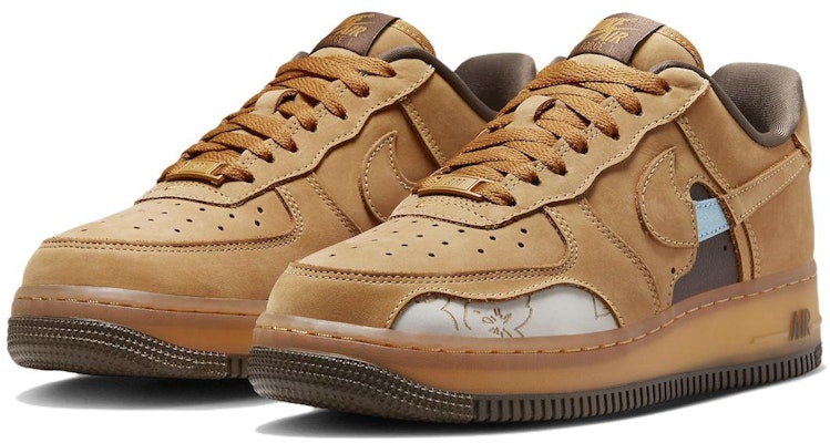 (W) Nike Air Force 1 Low 'Cut Out Wheat' Coklat Muda Terbaru DQ7580-700 Lookbook (W) Nike Air Force 1 Low 'Cut Out Wheat' Coklat Muda Terbaru DQ7580-700
