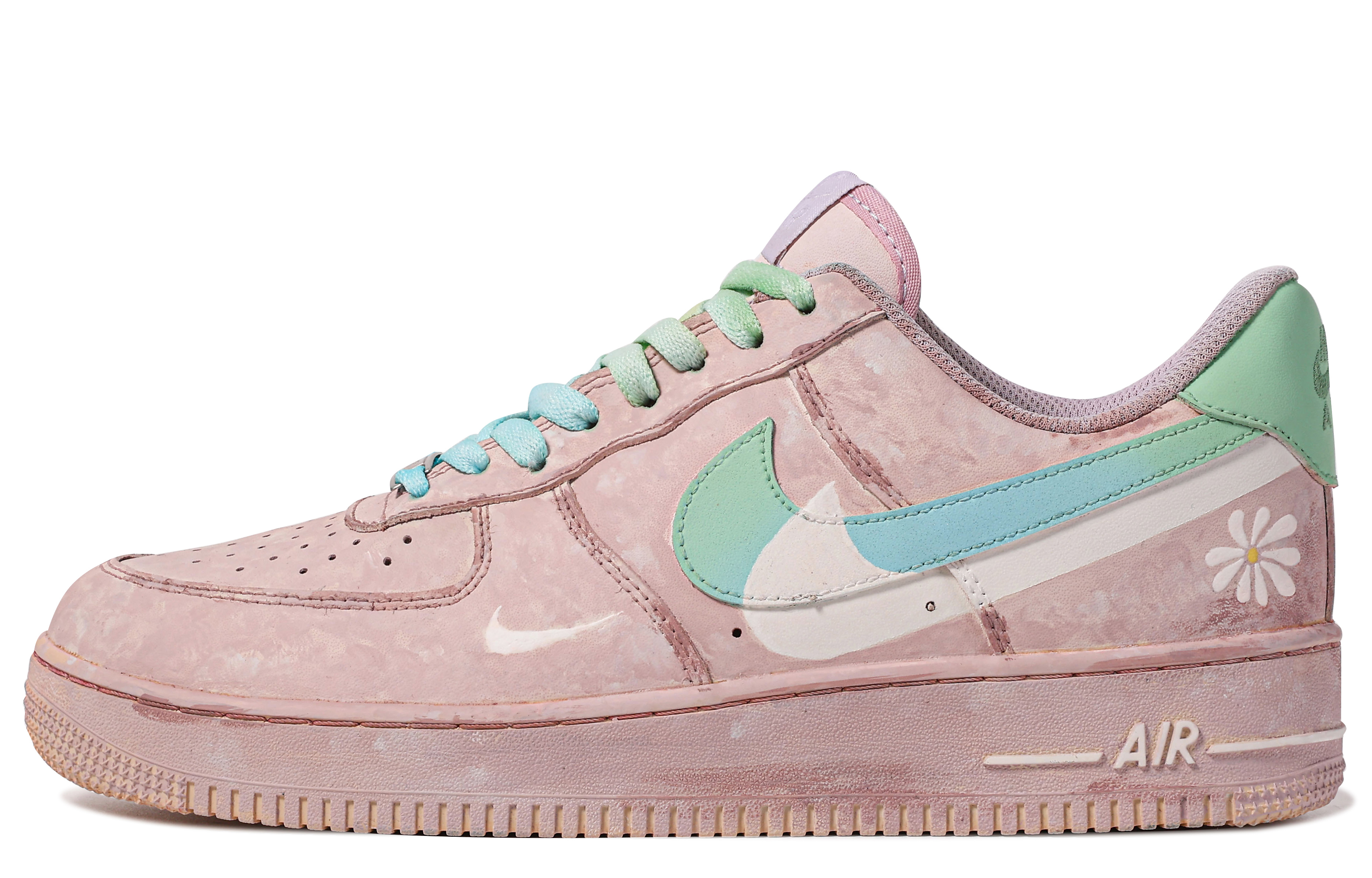 Buy (W) 나이키 에어포스 1 로우 '다빈치 오로라' (Nike AF1 로우 '다빈치 오로라' is even shorter) DD8959-100(TeamM-北极光-BOX)