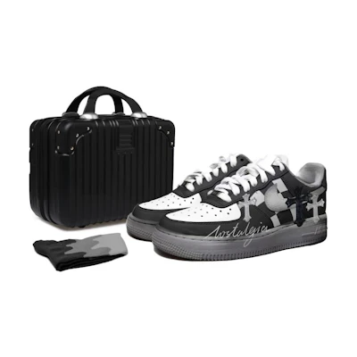 (W) Nike Air Force 1 Low 'Distressed Checkerboard Cross'
