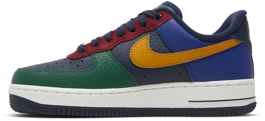 Women) Nike Air Force 1 Low 'Gorge Green/Gold Suede Obsidian ...