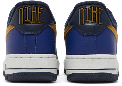 (W) Nike Air Force 1 Low 'Hijau Gorge/Emas Suede Obsidian' DR0148-300 Details for (W) Nike Air Force 1 Low 'Hijau Gorge/Emas Suede Obsidian' DR0148-300