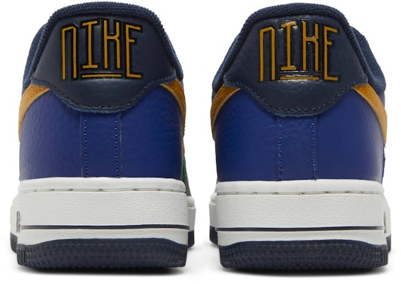 (W) Nike Air Force 1 Low 'Hijau Gorge/Emas Suede Obsidian' DR0148-300 Details for (W) Nike Air Force 1 Low 'Hijau Gorge/Emas Suede Obsidian' DR0148-300