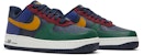(W) Nike Air Force 1 Low 'Hijau Gorge/Emas Suede Obsidian' DR0148-300