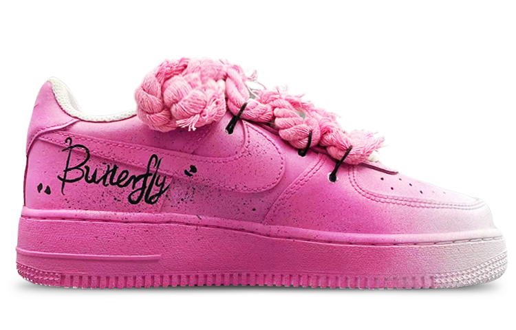 (W) Nike Air Force 1 Low 'Gothic Butterfly and Rose Gradient Splatter' 圖 2