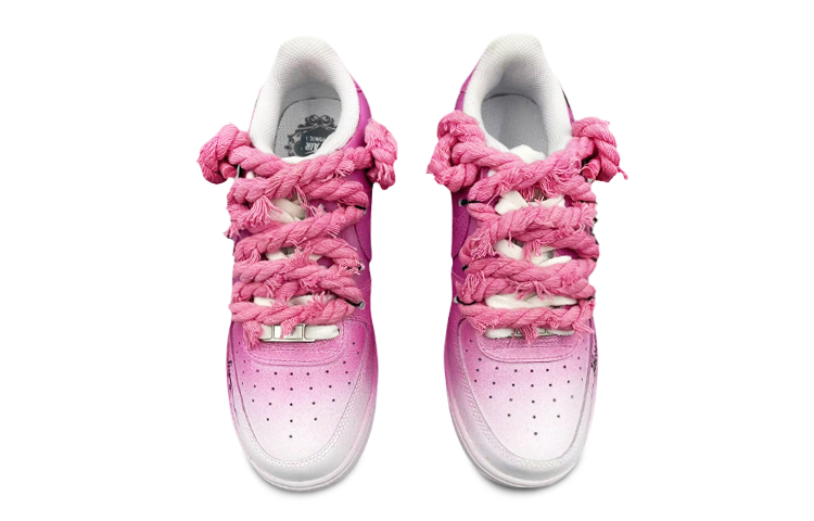 (W) Nike Air Force 1 Low 'Gothic Butterfly and Rose Gradient Splatter' 圖 4