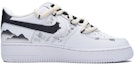 Order 【訂製球鞋】Nike Air Force 1 Low 見山 木木 中國風 簡約 百搭 水墨畫 防滑耐磨 低幫 板鞋 女款 黑白