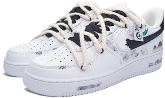 【訂製球鞋】Nike Air Force 1 Low 見山 木木 中國風 簡約 百搭 水墨畫 防滑耐磨 低幫 板鞋 女款 黑白 Lookbook 【訂製球鞋】Nike Air Force 1 Low 見山 木木 中國風 簡約 百搭 水墨畫 防滑耐磨 低幫 板鞋 女款 黑白