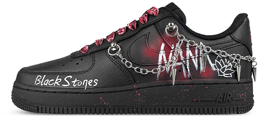 (W) Nike Air Force 1 Low 'NANA Hitam Gelap Stud Punk' DD8959-001-457680 Buy (W) Nike Air Force 1 Low 'NANA Hitam Gelap Stud Punk' DD8959-001-457680