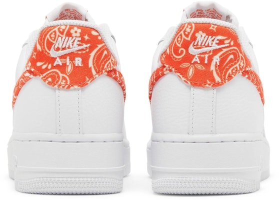 (W) Nike Air Force 1 Low 'Naranja Paisley' DJ9942-102 Details for (W) Nike Air Force 1 Low 'Naranja Paisley' DJ9942-102