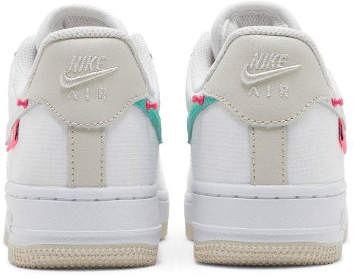 (W) Nike Air Force 1 Low 'Pink Bling' Rosa Brillante DX6061-111 Details for (W) Nike Air Force 1 Low 'Pink Bling' Rosa Brillante DX6061-111