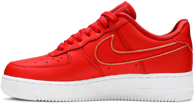 (W) Nike Air Force 1 Low 'Rojo Dorado Swoosh' AO2132-602 Lookbook (W) Nike Air Force 1 Low 'Rojo Dorado Swoosh' AO2132-602