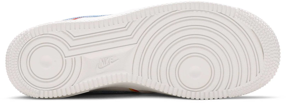 Nike Air Force 1 Low 愛心刺繡 防滑耐磨 低筒 板鞋 女款 白藍紅 Shop Nike Air Force 1 Low 愛心刺繡 防滑耐磨 低筒 板鞋 女款 白藍紅