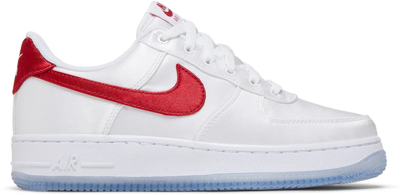 (Women) Nike Air Force 1 Low 'Satin - White Gym Red' DX6541-100 Buy (Women) Nike Air Force 1 Low 'Satin - White Gym Red' DX6541-100