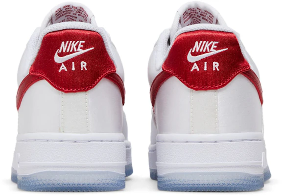 (Women) Nike Air Force 1 Low 'Satin - White Gym Red' DX6541-100 Details for (Women) Nike Air Force 1 Low 'Satin - White Gym Red' DX6541-100