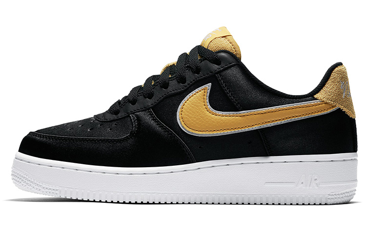 Buy Nike Air Force 1 低筒絲綢 女款 板鞋 黑金